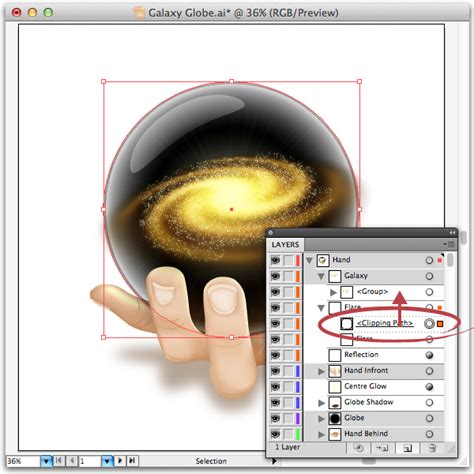 Create a Galaxy Globe in Illustrator