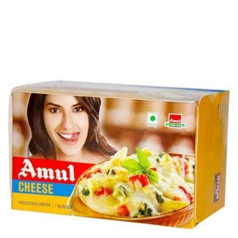 Amul Processed Cheese 1kg Block, Pack Size: Kg, 59% OFF