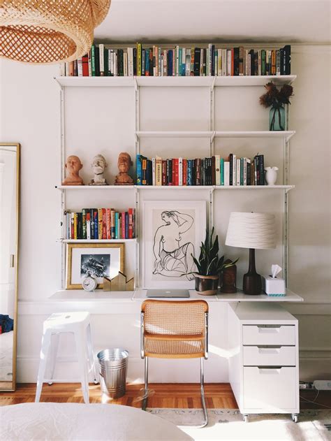 How I Designed Wall-Mounted Shelving With IKEA — Eliza Kern Design ...