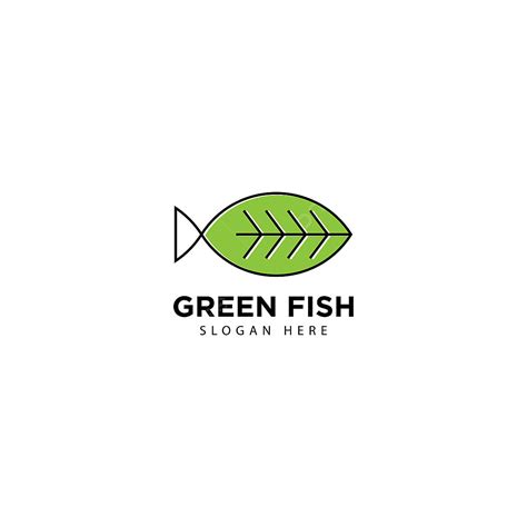 Green Fish Clipart Transparent Background, Green Fish Logo Design Icon ...