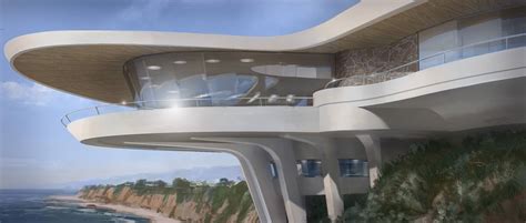 Iron Man Concept Art of Tony Stark's Malibu Mansion