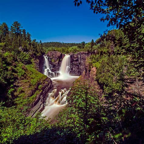 High Falls At Grand Portage State Park Photograph by Lonnie Paulson