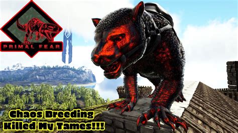 Taming And Breeding The Chaos Thyla! Ark Primal Fear Part 29 - YouTube