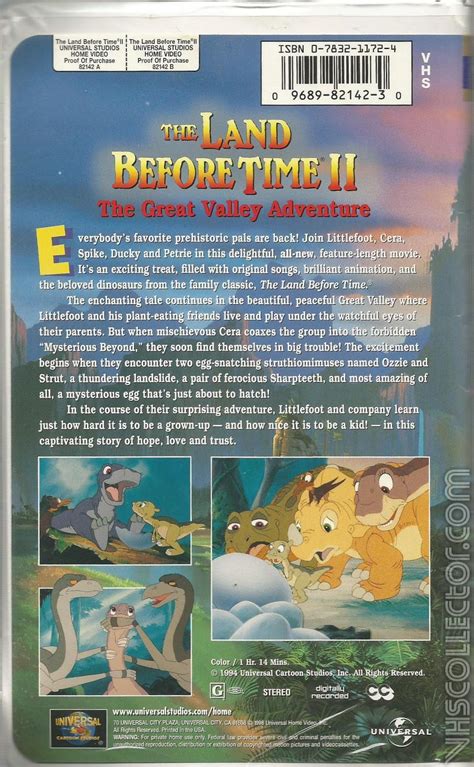 The Land Before Time Ii The Great Valley Adventure