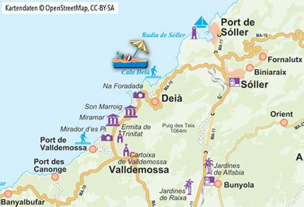 Deia Mallorca Map