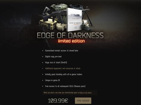 Escape from Tarkov - Edge of Darkness Edition - 7857606865 - oficjalne archiwum Allegro