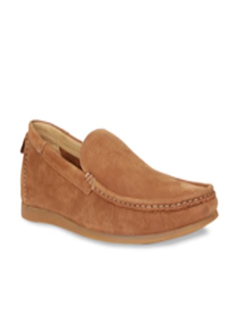 Buy Hush Puppies Men Tan Brown Leather Loafers - Casual Shoes for Men 13142182 | Myntra