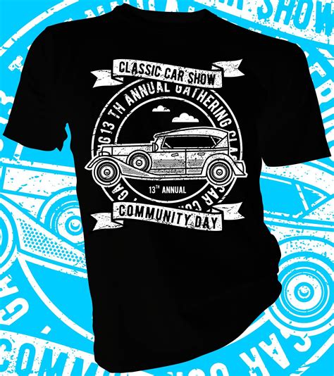 Car Show T Shirt Design Template - Printable Word Searches