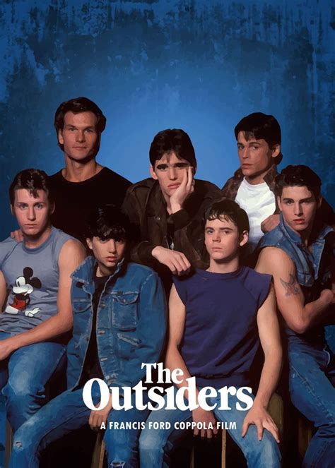 'The Outsiders' Poster, picture, metal print, paint by Bo Kev | Displate