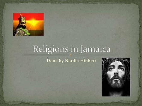 Religions in jamaica