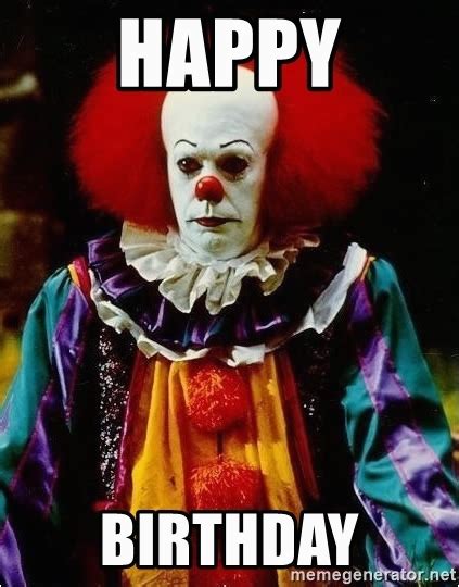 Evil Clown Birthday Meme | BirthdayBuzz