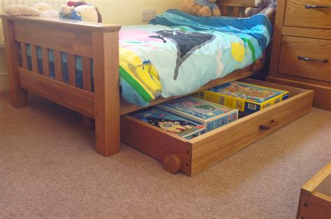 Under-bed Drawers (on wheels) - Chapman Bespoke Woodwork