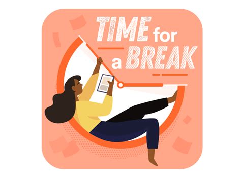 Time for a Break 🕒 by Diana Traykov on Dribbble