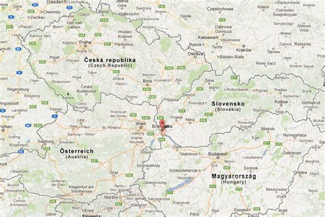 Bratislava Map - Slovakia