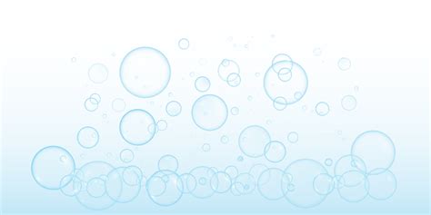 Realistic soap bubbles. Png Bubbles are located on a transparent ...