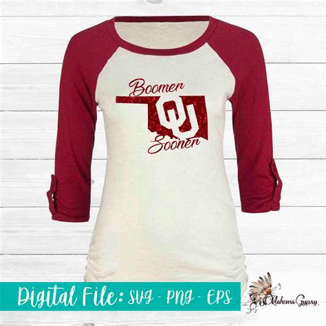 OU Boomer Sooner Digital File – Oklahoma Gypsy Designs