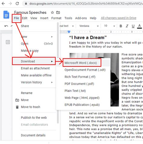 Converting Google Docs to Microsoft Word - Office Watch