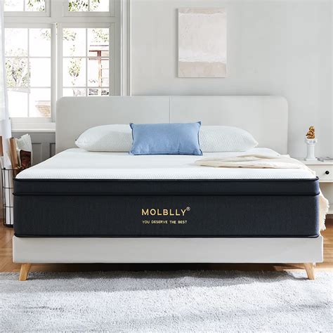 Molblly Mattress, 12 Inch Hybrid Firm Mattress in a Box with Gel Memory Foam for sale | Mesa, AZ ...