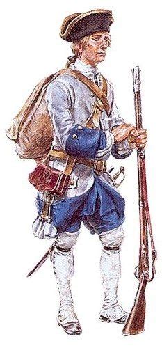 Soldier of the Compagnies franches de la Marine of Canada, 1757-1760 In '57, 500 men of the ...