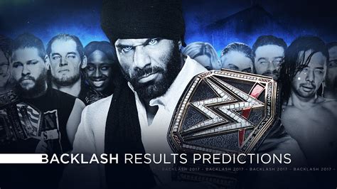 WWE Backlash 2017 - Results Predictions - YouTube