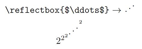 Inverse Diagonal three dots symbol in LaTeX - CodeSpeedy