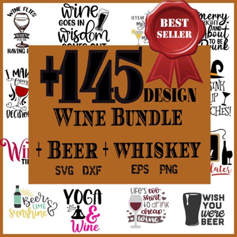 Whiskey Svg Bundle, Drinks Label, Beer Logos and Labels Pack, Beer Logo ...