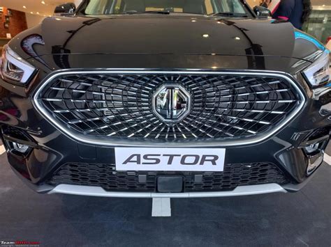 Checking out the MG Astor SUV at a dealership | Team-BHP