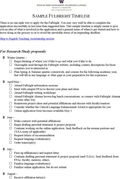 Editable Research Proposal Timeline Template Sample | Research proposal ...