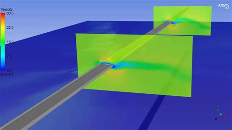 Tacoma Narrows Bridge Collapse Ansys Simulation - YouTube