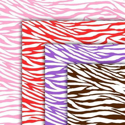 Zebra Digital Paper Scrapbook Papers Background Wallpaper - Etsy