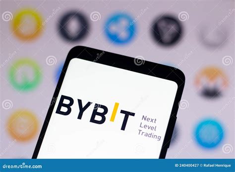 February 1, 2022, Brazil. in this Photo Illustration, the Bybit Logo is ...