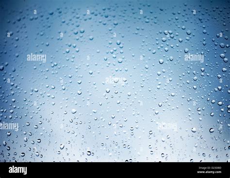 Rain drops on window Stock Photo - Alamy