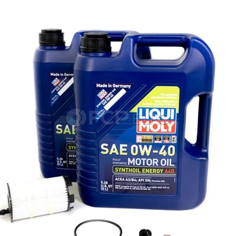 VW Oil Change Kit (0W40) - Liqui Moly KIT-00472 | FCP Euro