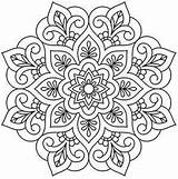 Embroidery Coloring Pages  Scenery Mountains sketch template
