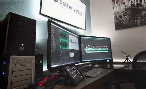 Pro Video Editing Desk Setup - Better Editor