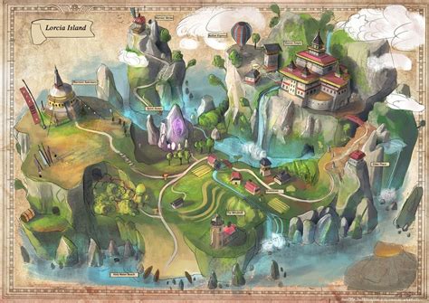 Game map by JonathanDufresne on deviantART | Game concept art, Illustrated map, Fantasy map