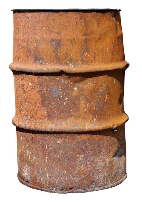 Trash And Garbage In Old Rusty Burning Barrel Stock Photo - Image of barrel, wisconsinart: 24236544