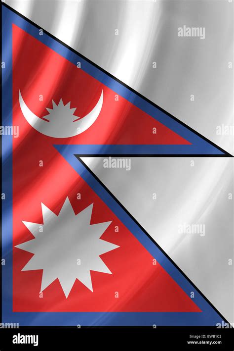 Nepal flag hi-res stock photography and images - Alamy