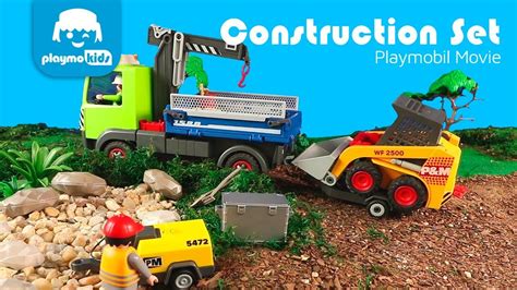 Playmobil Construction with machine and truck City Action Super Set ...