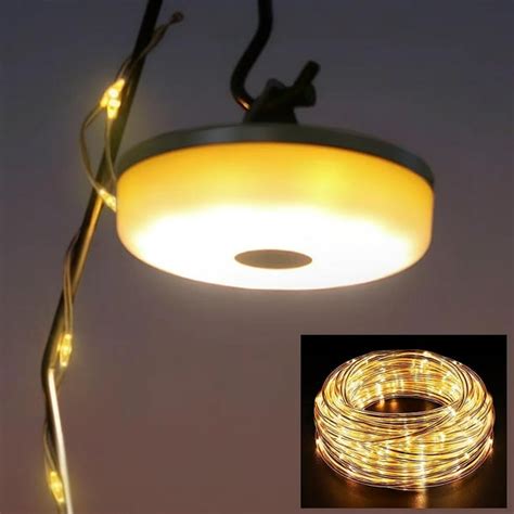 Camping String Lights, Camping Lantern with 32.8Ft Lights String ...