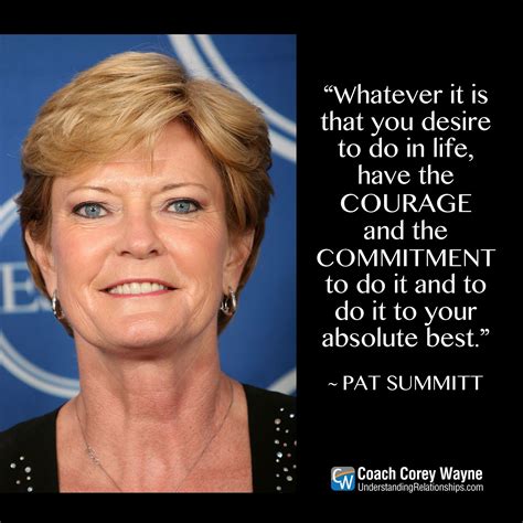 pat summitt quotes on winning - life a journey