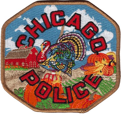 CHICAGO POLICE SHOULDER PATCH: Thanksgiving - Chicago Cop Shop