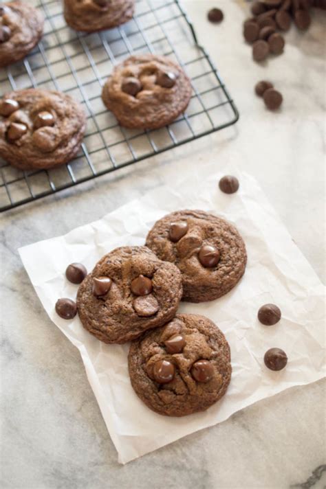 Double Chocolate Chip Cookies | Foodwhirl