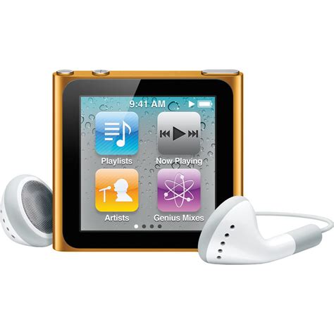 Apple 8GB iPod nano (Orange) (6th Generation) MC691LL/A B&H