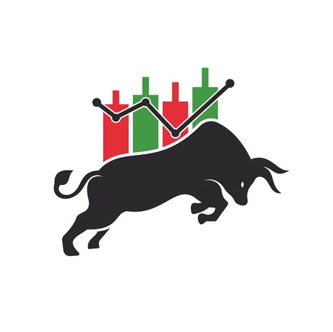 Bullish Trader Logo. Forex bull logo design template vector. Financial ...