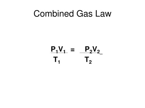 Combined Gas Law Explained