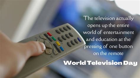 21 World Television Day Quotes and Images