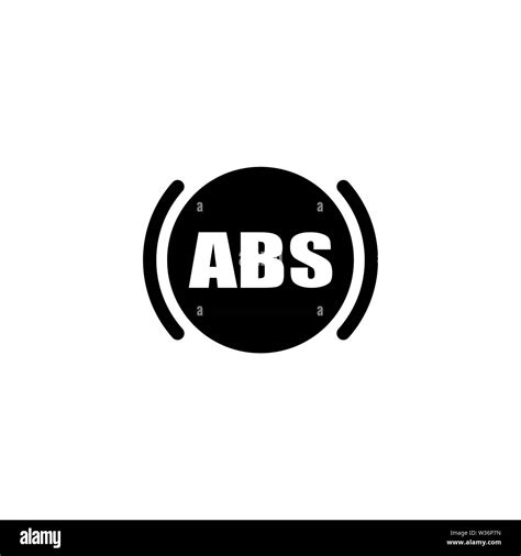 ABS. Flat Vector Icon. Simple black symbol on white background Stock Vector Image & Art - Alamy