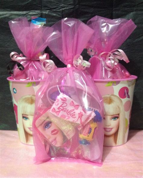 12 Pre Made Barbie Party Favors by GlitterVixenDesigns on Etsy https://www.etsy.com/listing ...