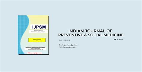 Indian Journal of Preventive & Social Medicine